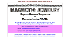 Desktop Screenshot of magneticjewelry.name